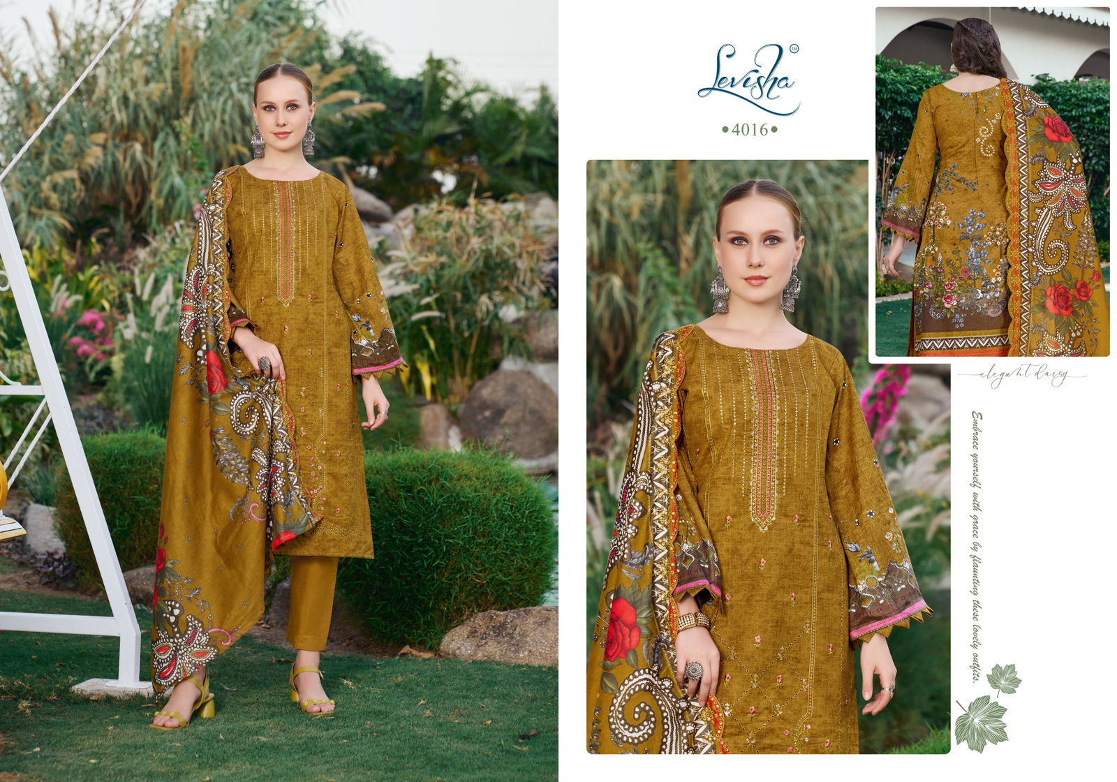 Riyasat By Levisha Cambric Cotton Dress Material Wholesale Shop In Surat